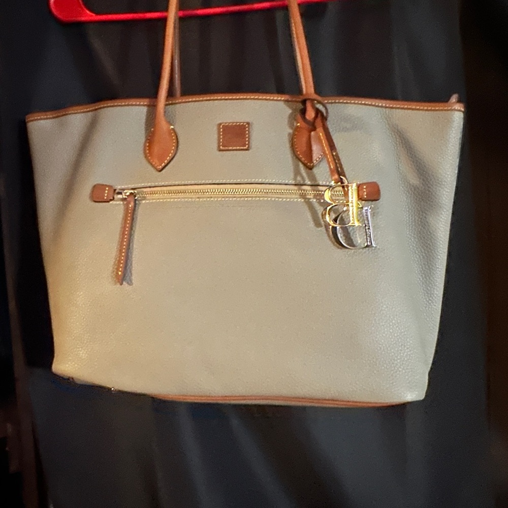 Dooney & Bourke Tan Leather Tote Bag